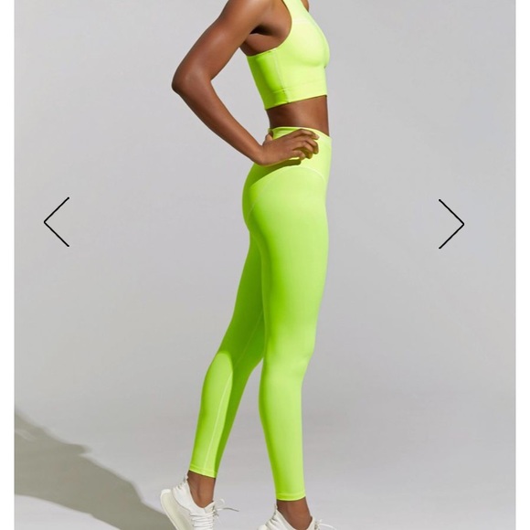 Adam Selman Neon French Cut Leggings 